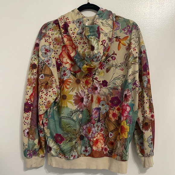 Adidas Originals 'Farm Confete' French Terry Hoodie Size L - Picture 7 of 9